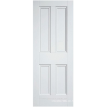 Interne Tür der weißen grundierten Rochester-viktorianischen Art mit dem Standardsicken